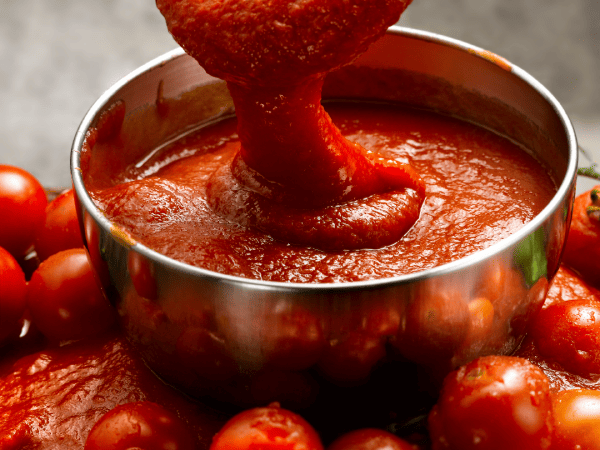 Storing Tomato Sauce In Stainless Steel Container