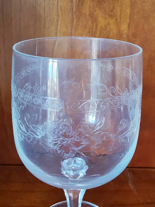 Crystal glasses go cloudy in dishwasher.