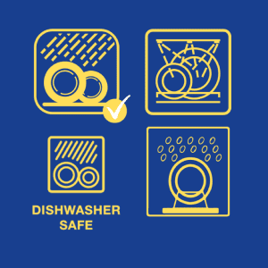 Dishwasher safe on top rack