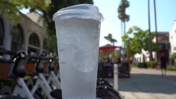 How many times is Starbucks water filtered