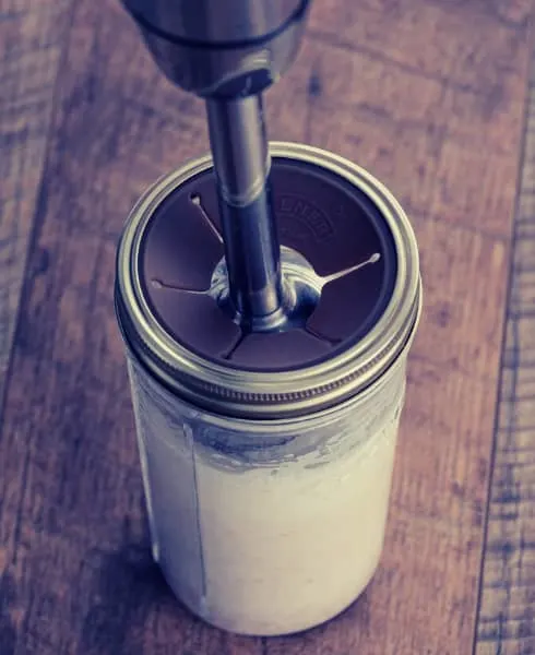 Nut Drink Making Set: custom glass jar