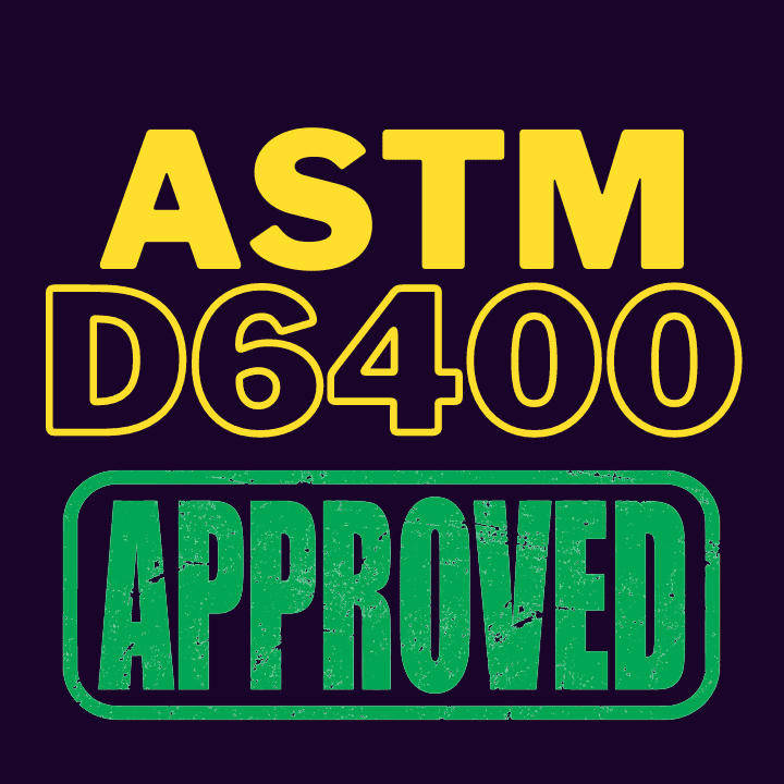 standard specifications are enforced by the ASTM D6400
