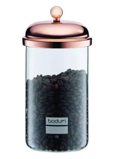 Bodum glass jar for coffee