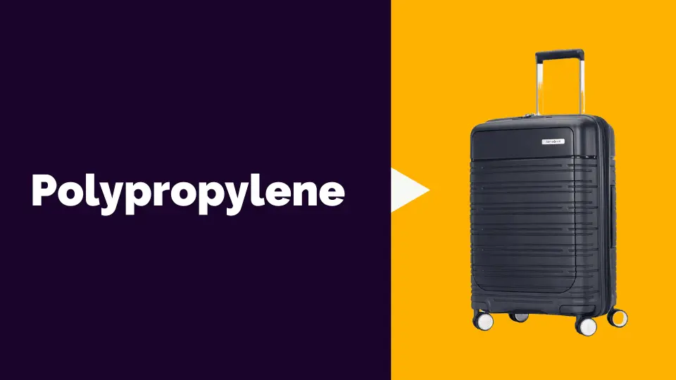 Polypropylene material luggage