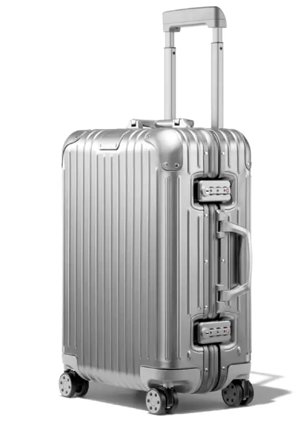 Original Trunk Plus Large Aluminum Suitcase, Silver