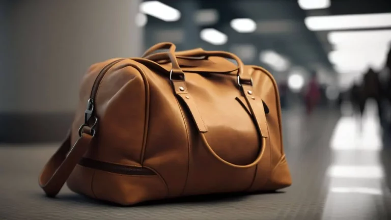 Why leather material luggage is worth the investment.