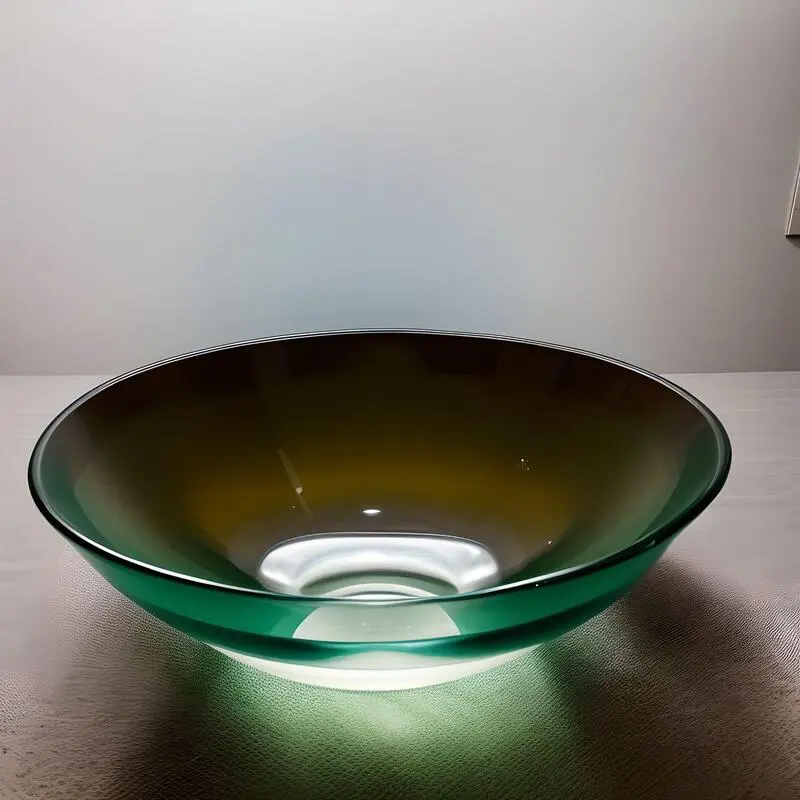 Glass cat bowls