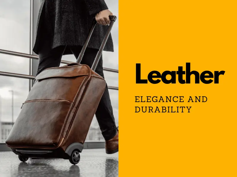 Leather: Soft-Sided Travel Luggage