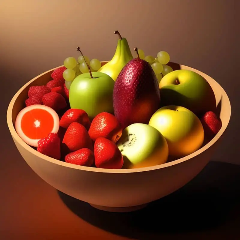 Ceramic extra large fruit bowl