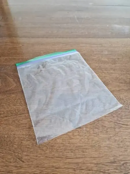 Disposable freezer bags, such as Ziploc bags